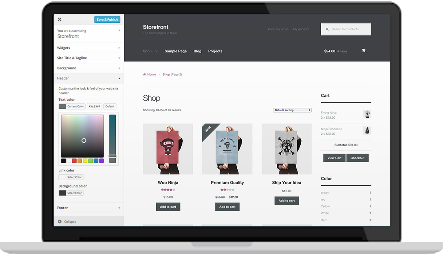 Wordpress WooCommerce 