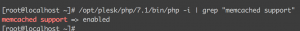 Memcached php command line check